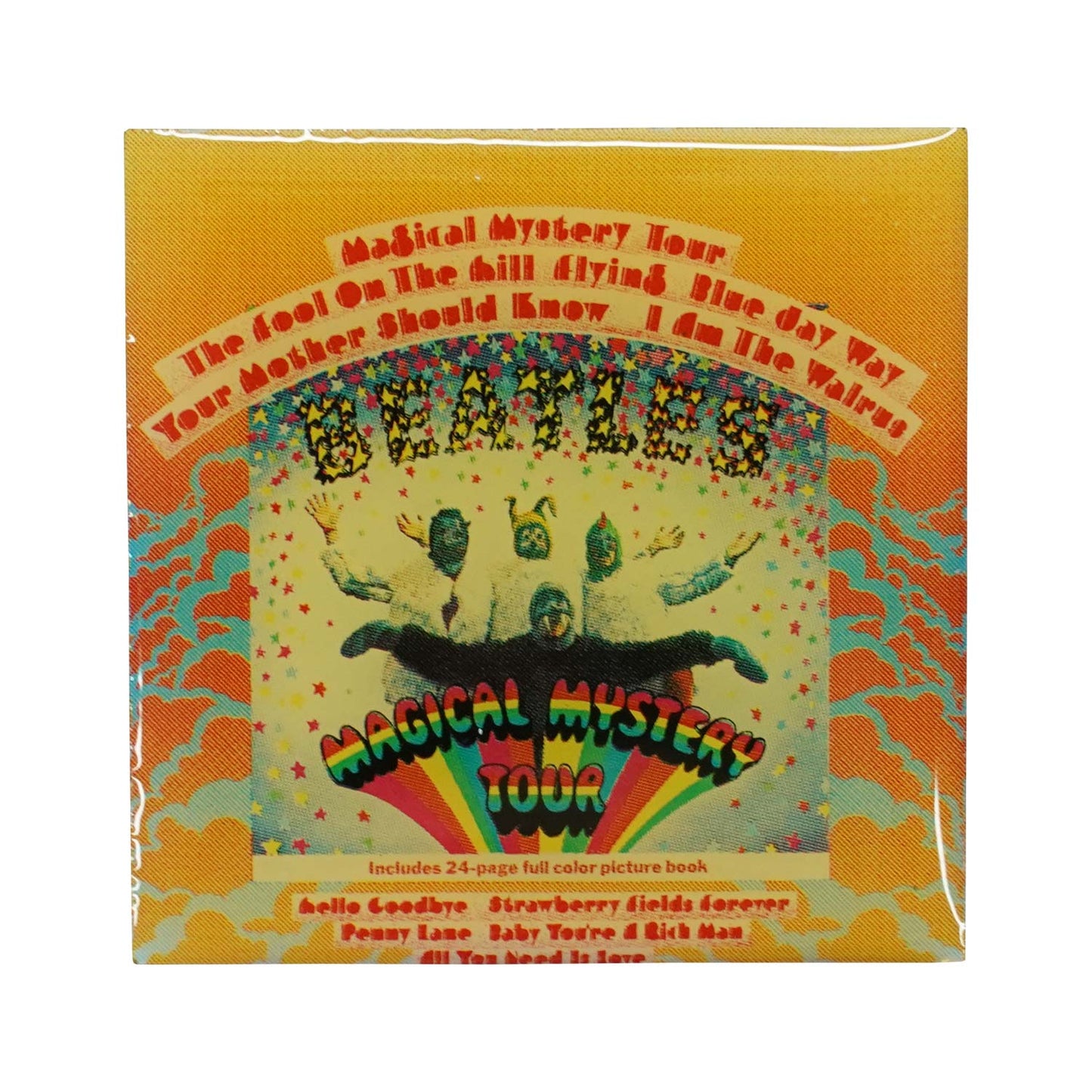 Beatles Magical Mystery Tour Pewter Pin Badge