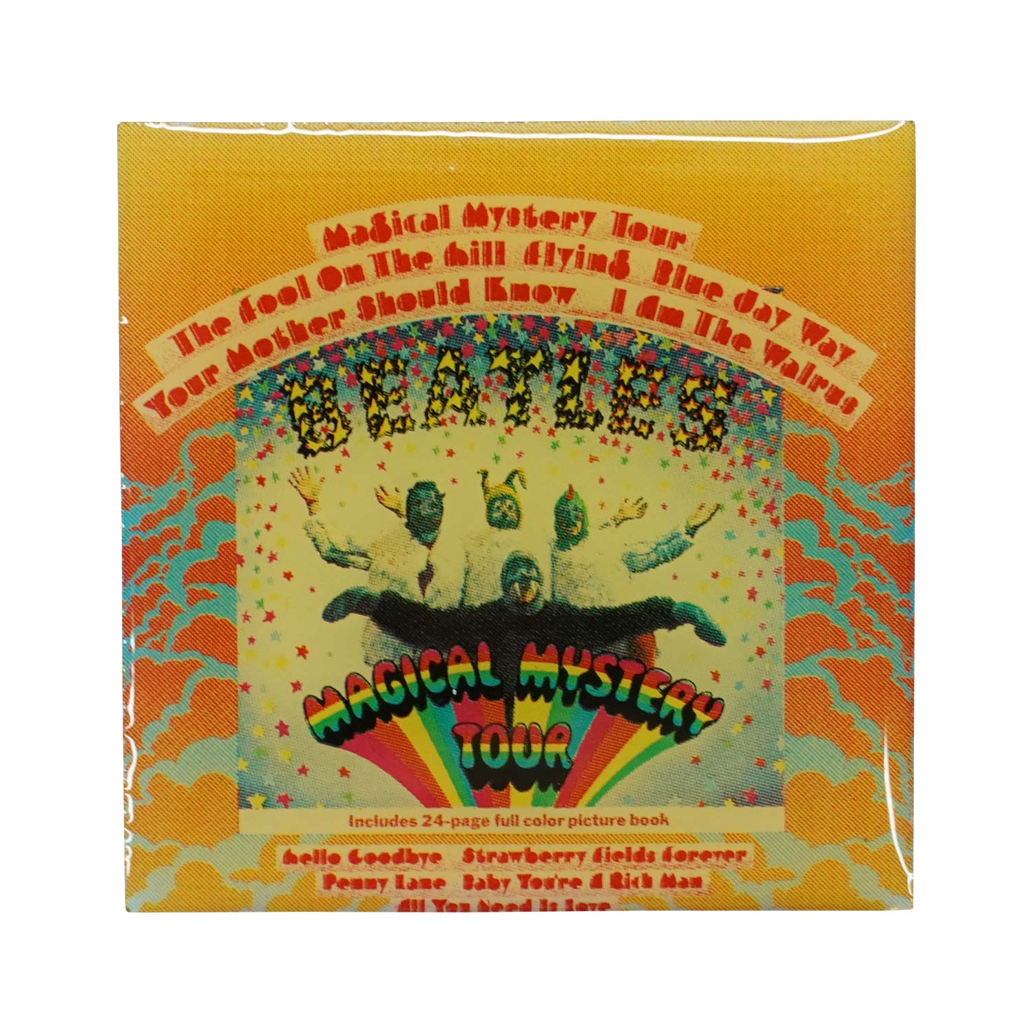 Beatles Magical Mystery Tour Pewter Pin Badge