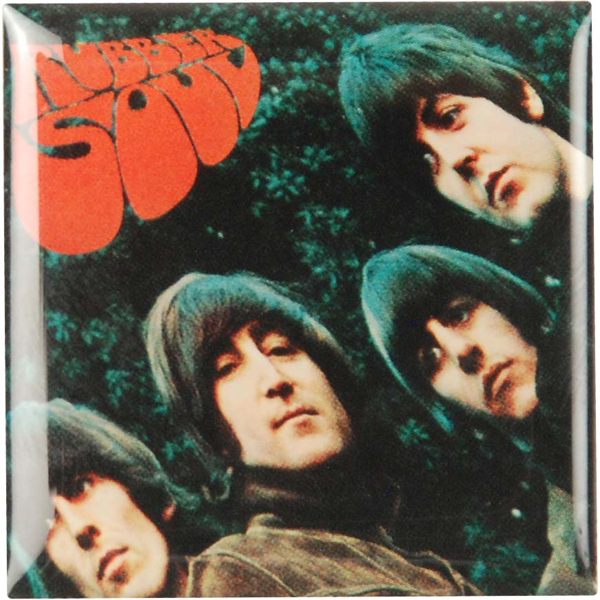 Beatles Rubber Soul Pewter Pin Badge