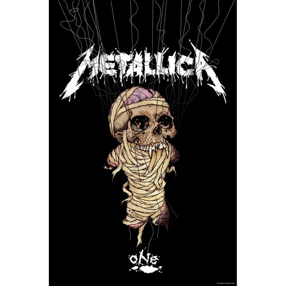 Metallica One Poster Flag Front