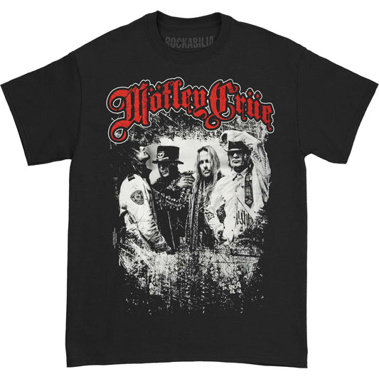 Motley Crue Greatest Hits Band Shot T-shirt Front