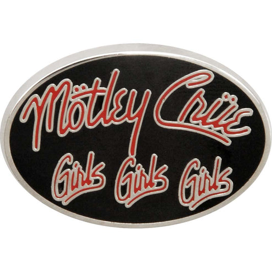 Girls Girls Girls Logo Pewter Pin Badge