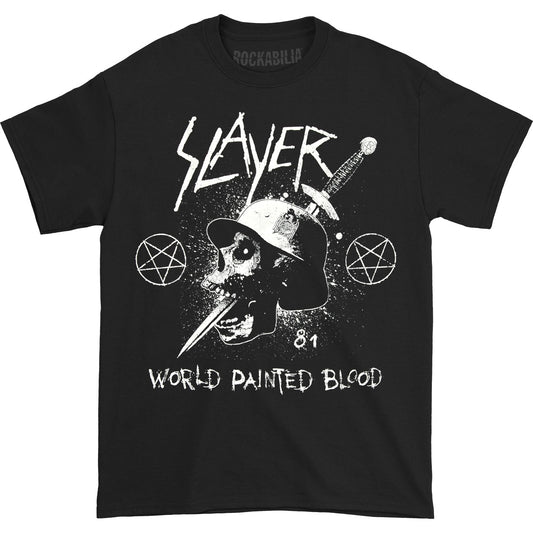 Slayer Dagger Skull T-shirt Front