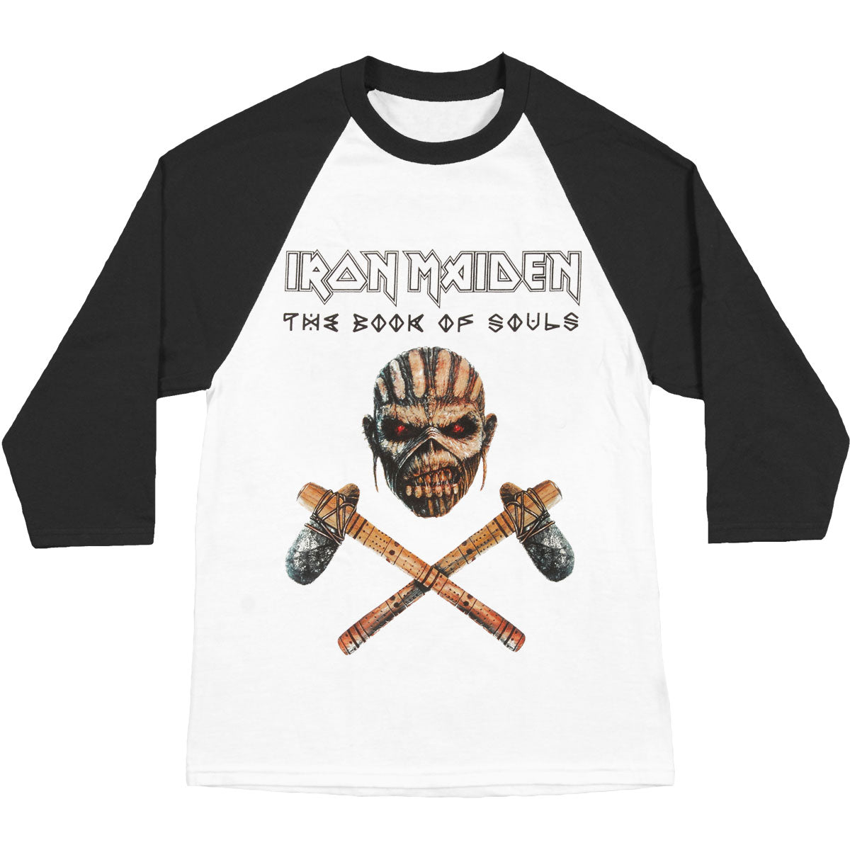 Iron Maiden Axe Colour Baseball Jersey Front