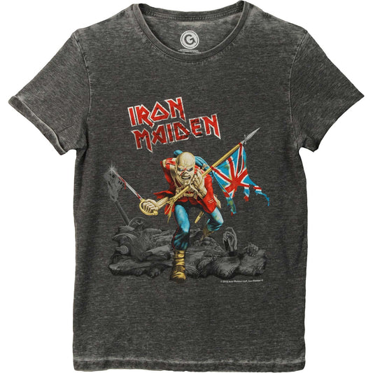 Iron Maiden Trooper Vintage T-shirt Front