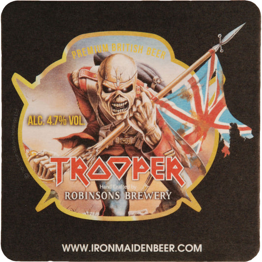 Iron Maiden Trooper Coaster Coaster Front