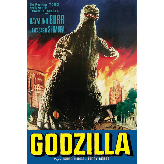 Godzilla Fire Domestic Poster