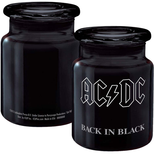 AC/DC Back In Black Glassware Front