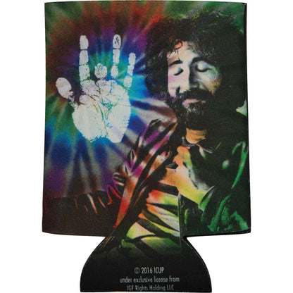 Jerry Garcia Tie Dye Eyes Closed Can Cooler Front