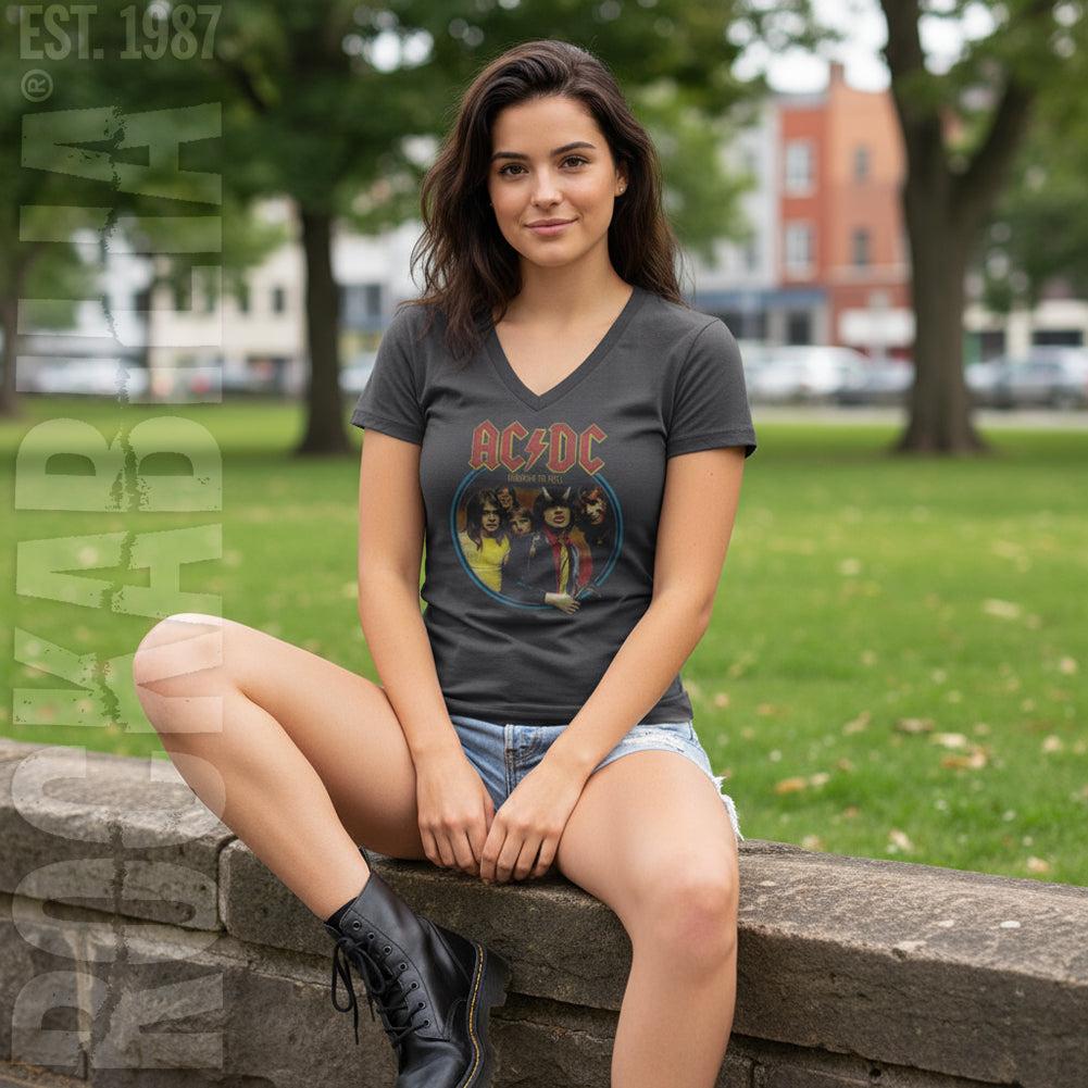 Highway To Hell Cap Sleeve Junior Top