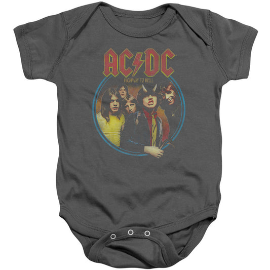 AC/DC Highway To Hell  100% Cotton Bodysuit Front