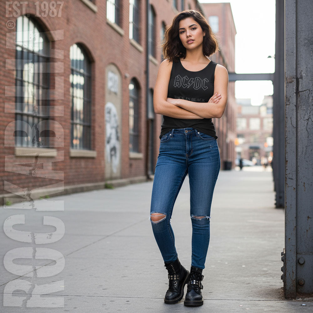 Back In Black Womens Tank