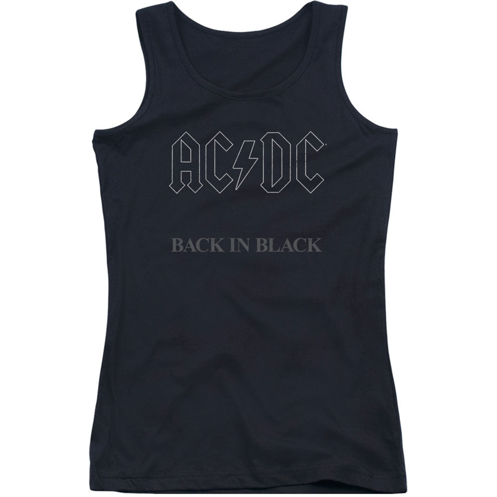 AC/DC Back In Black Womens Tank Front