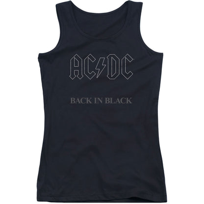 AC/DC Back In Black Womens Tank Front