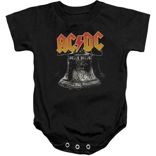 AC/DC Hell's Bells  100% Cotton Bodysuit Front