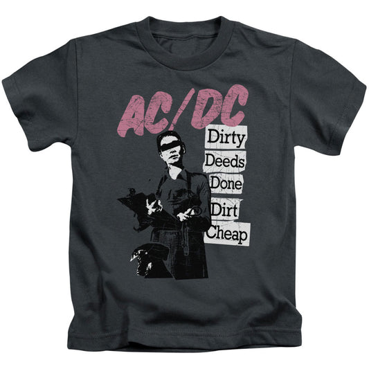AC/DC Dirty Deeds Juvenile Childrens T-shirt Front