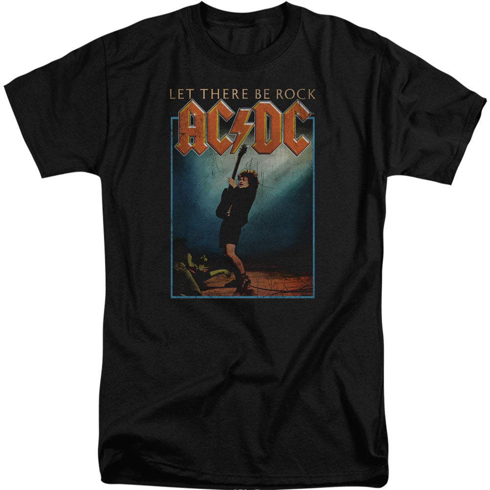 AC/DC Let There Be Rock Adult T-shirt Tall Front