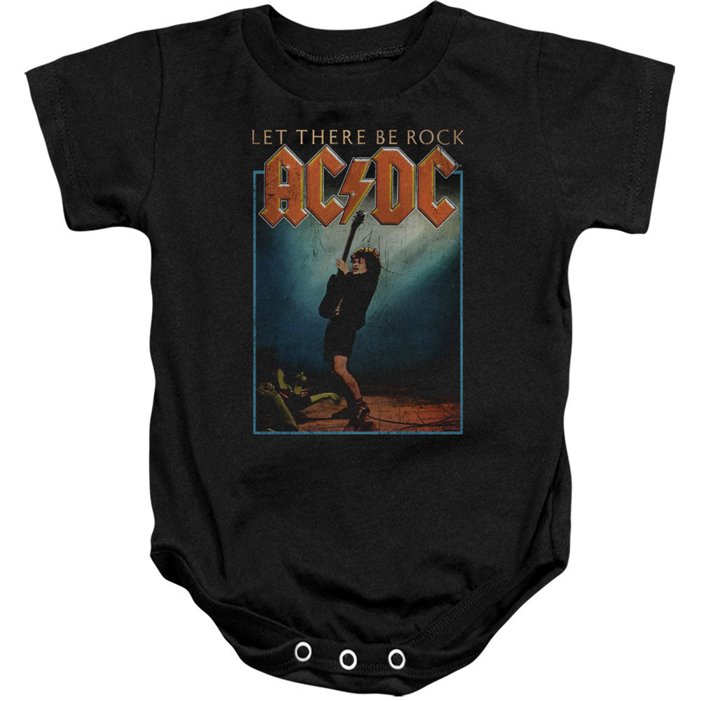 AC/DC Let There Be Rock  100% Cotton Bodysuit Front