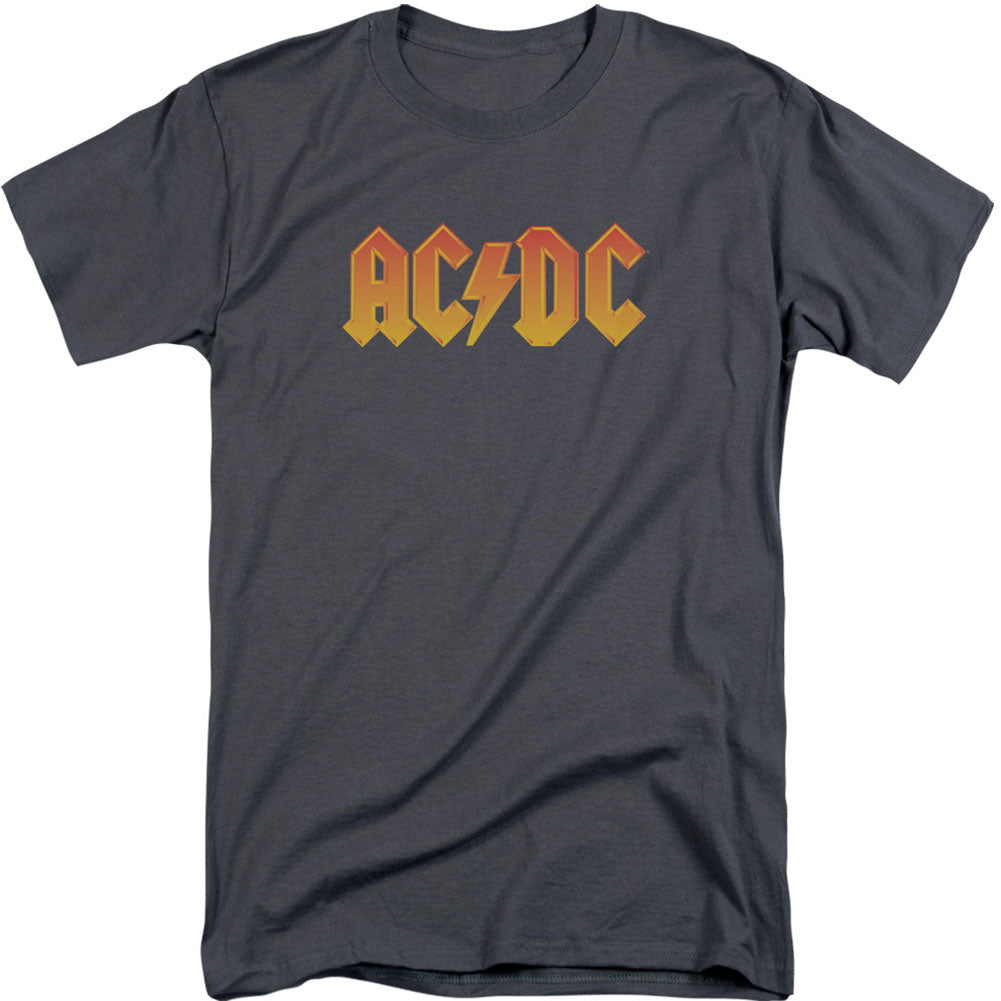 AC/DC Logo Adult T-shirt Tall Front