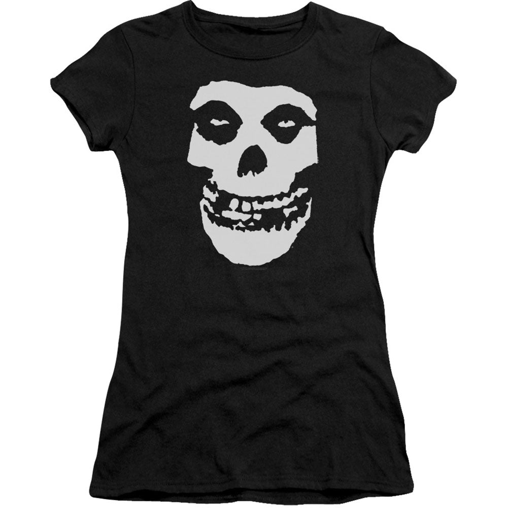 Misfits Fiend Skull Cap Sleeve Junior Top Front
