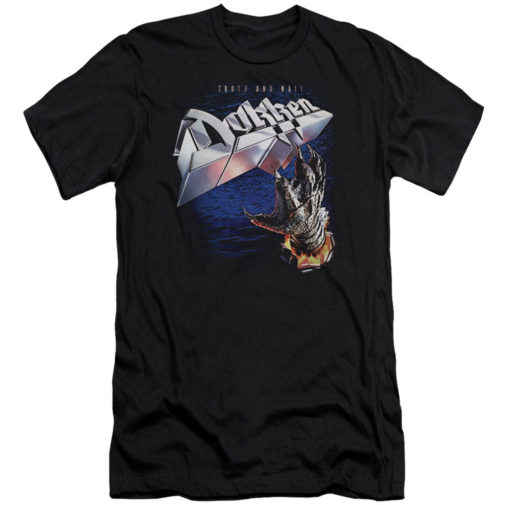 Dokken Tooth And Nail Adult Slim Fit Slim Fit T-shirt