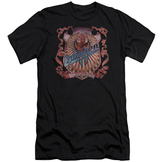 Dokken Back Attack Adult Slim Fit Slim Fit T-shirt