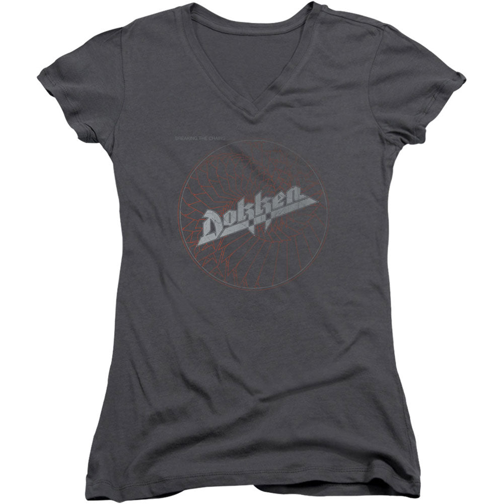 Dokken Breaking The Chains Cap Sleeve Junior Top
