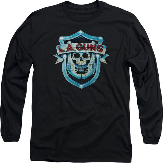 La Guns Shield  Long Sleeve Front
