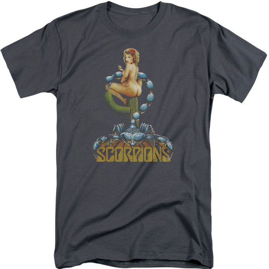 Scorpions Saguaro Blossom Adult T-shirt Tall Front