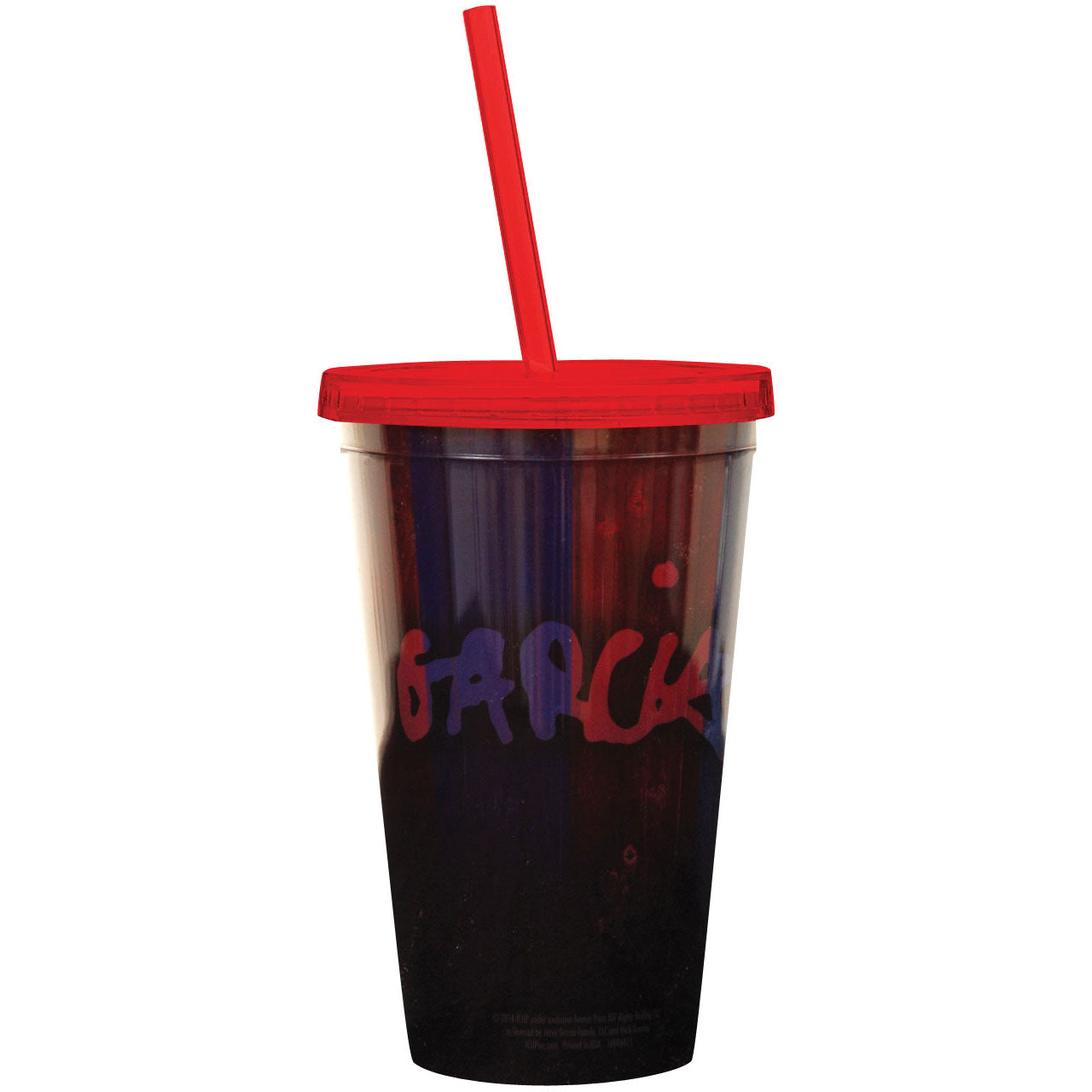 Jerry Garcia Captain Trips Straw Tumbler Back