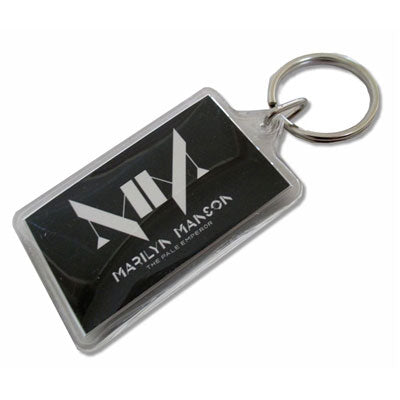 Marilyn Manson Coat Plastic Key Chain Back