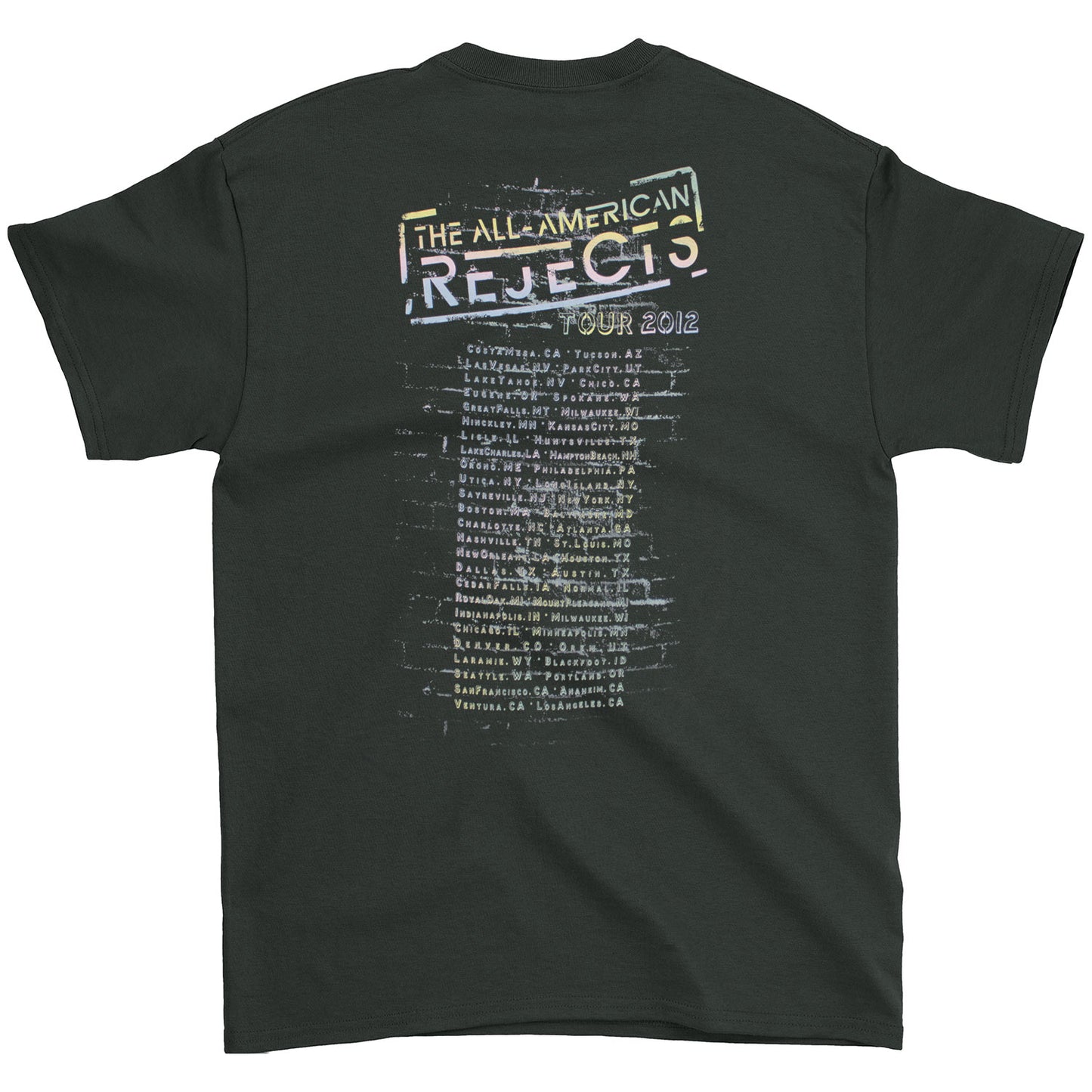 All - American Rejects On The Deck 2012 Tour T-shirt
