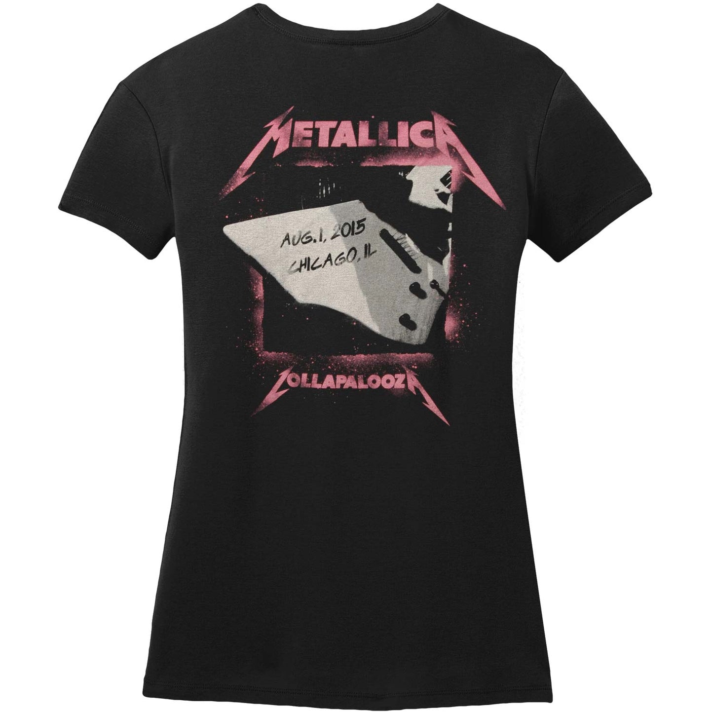 Metallica Lords Of Summer Chicago Junior Baby Doll Junior Top Back