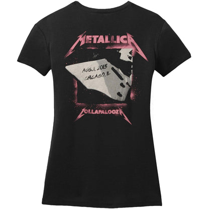 Metallica Lords Of Summer Chicago Junior Baby Doll Junior Top Back