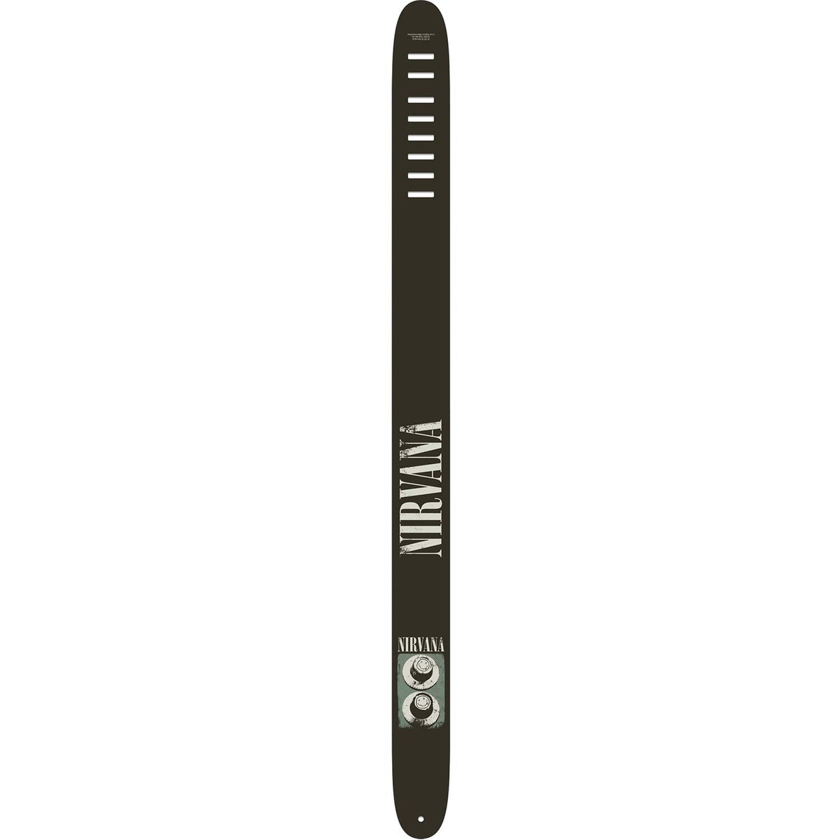 Nirvana Knobs Guitar Strap Front