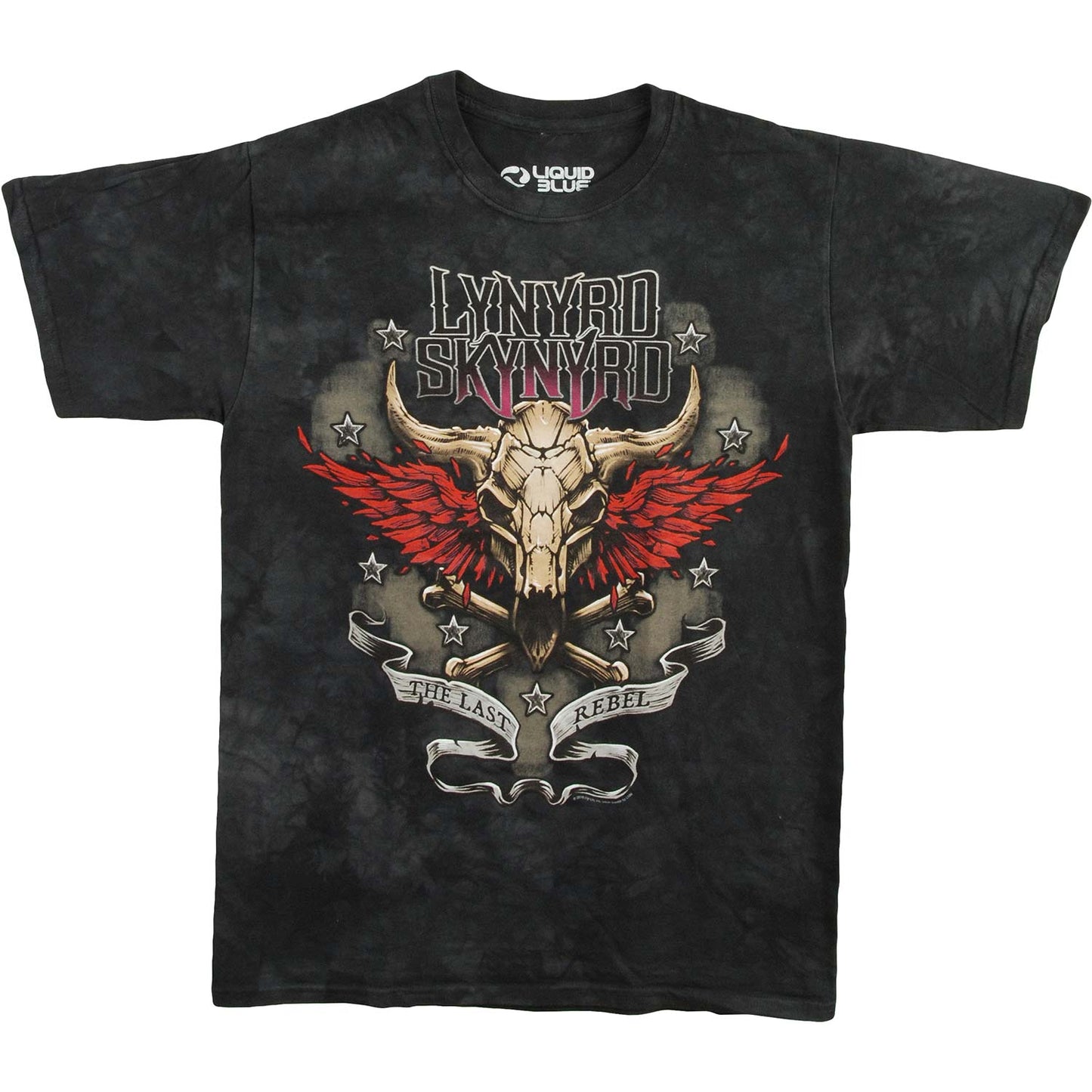 Lynyrd Skynyrd The Last Rebel Tie Dye T-shirt Front