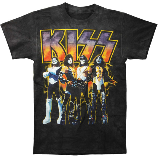 KISS Love Gun Tie Dye T-shirt Front