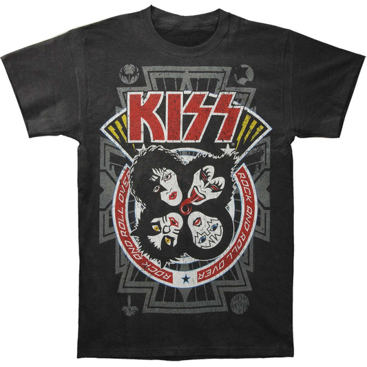 KISS Rock And Roll Over Tie Dye T-shirt Front