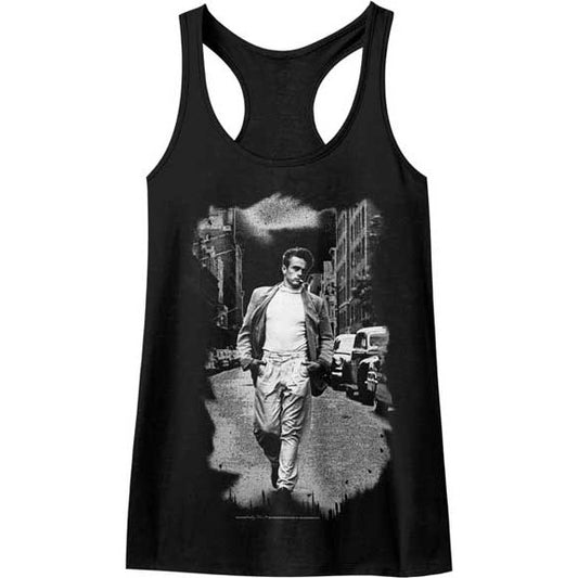 James Dean Street Walk Womens Tank Front