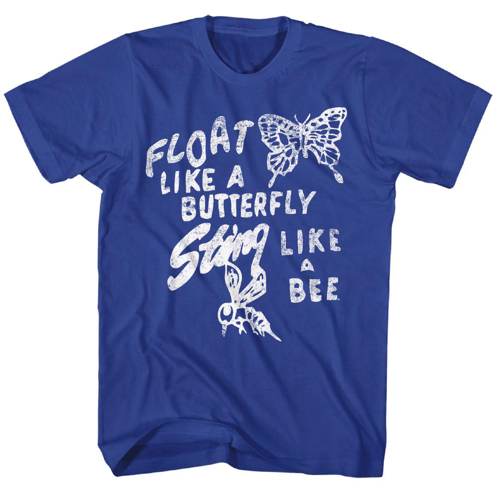Muhammad Ali Float Like Butterfly Slim Fit T-shirt Front