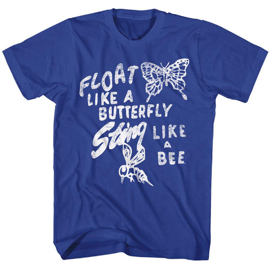 Muhammad Ali Float Like Butterfly Slim Fit T-shirt Front