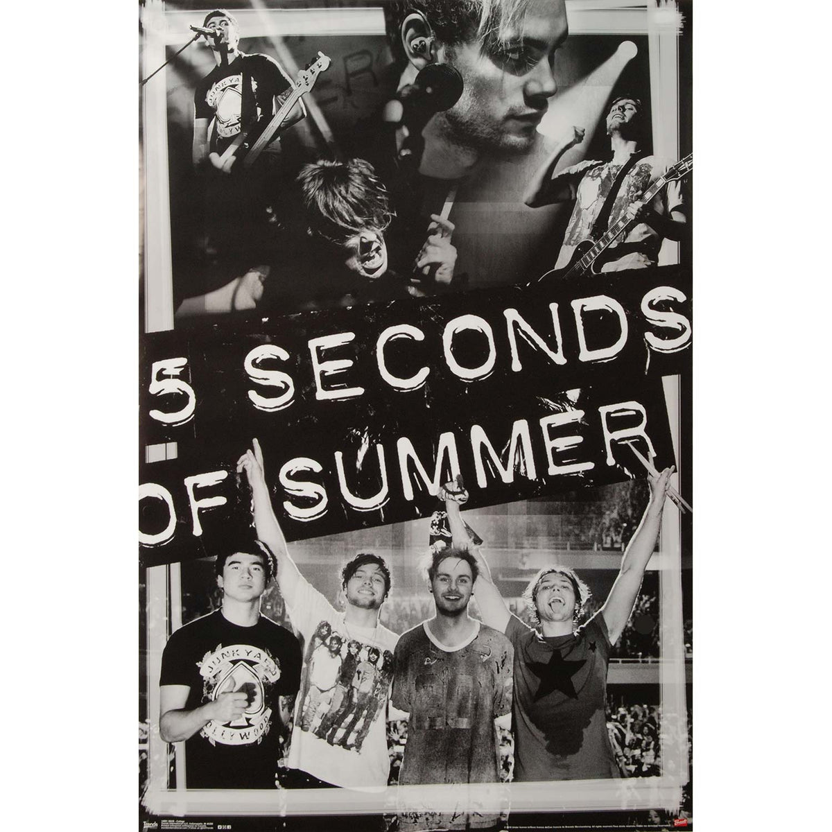 5 Seconds Of Summer Collage Domestic Poster Front
