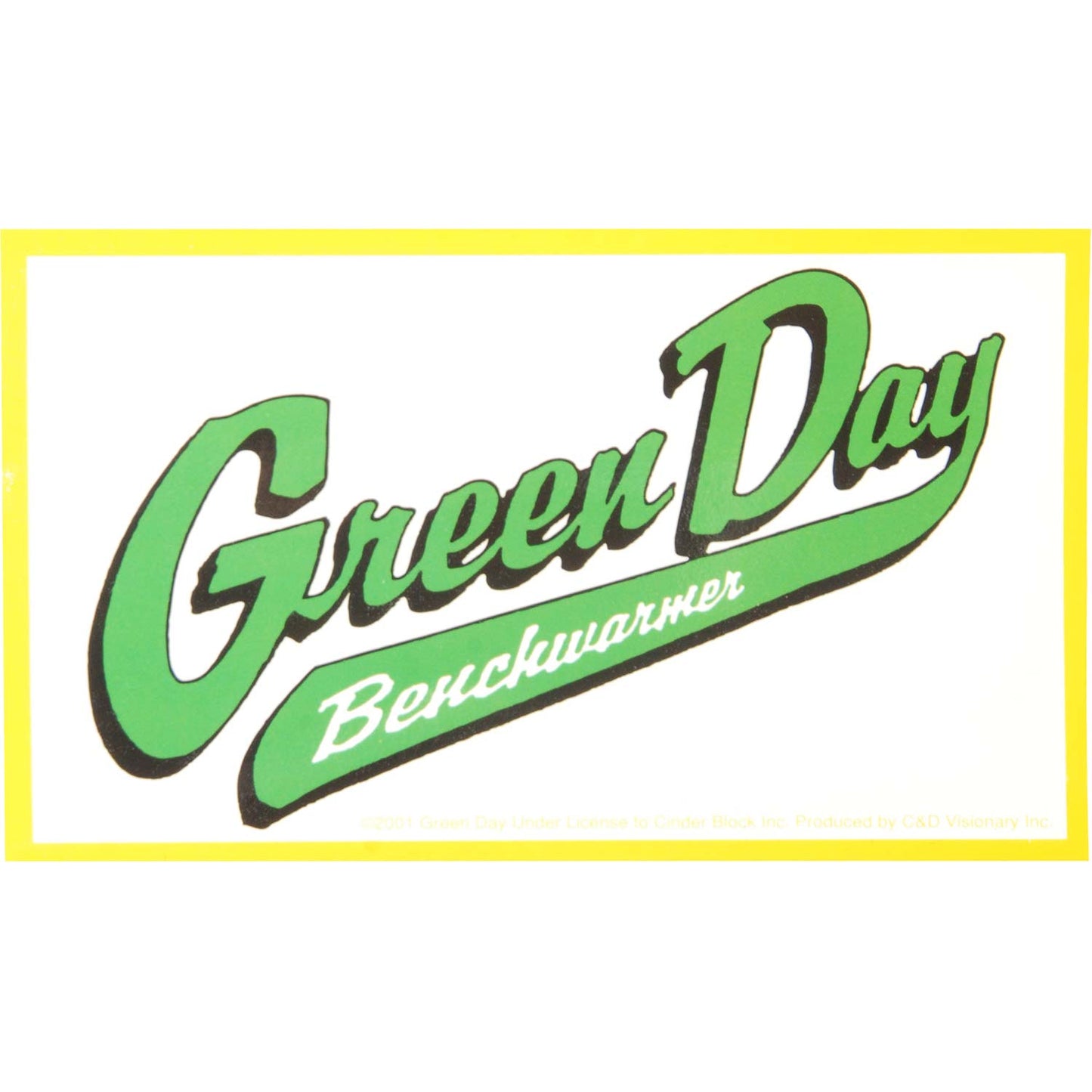 Green Day Sticker Front
