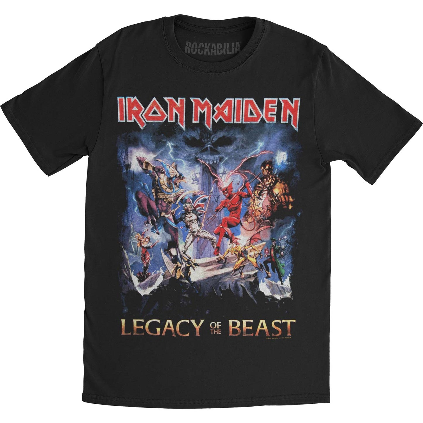 Iron Maiden Legacy Of The Beast Slim Fit T-shirt Front