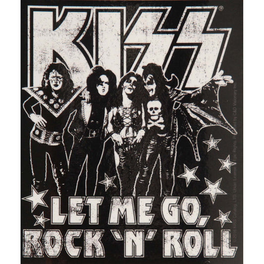 KISS Let Me Go Sticker Front