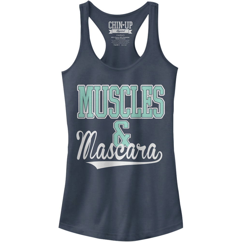Chin Up Muscles - Racerback Womens Tank