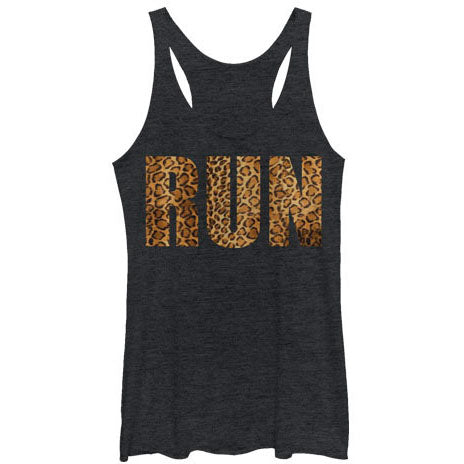Chin Up Animal - Heather - Racerback Womens Tank