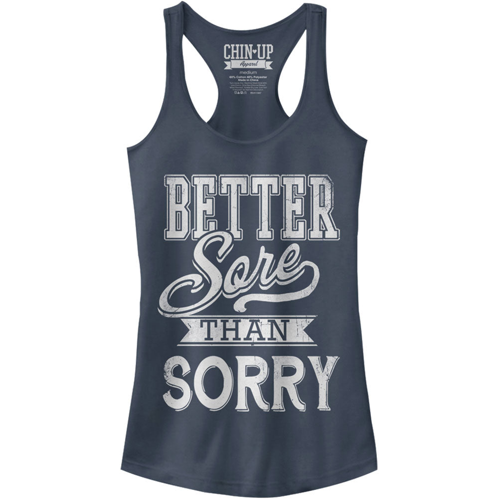 Chin Up Sore - Racerback Womens Tank