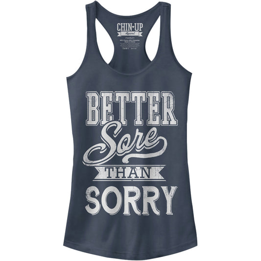 Chin Up Sore - Racerback Womens Tank