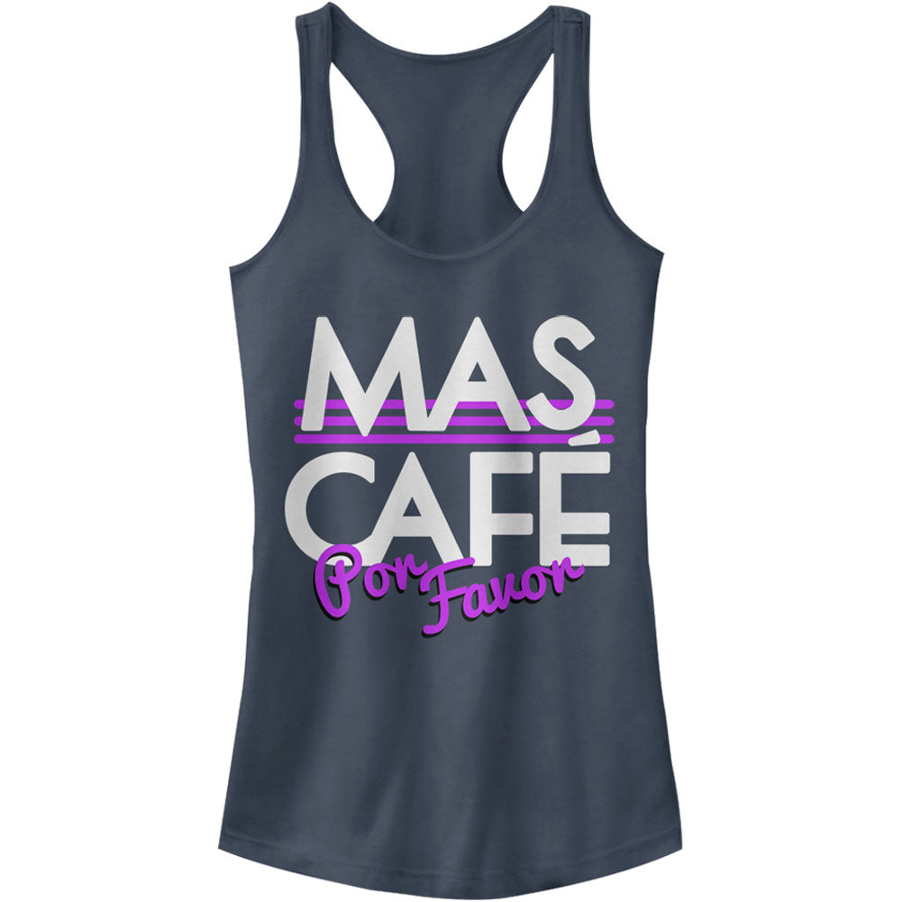 Chin Up Mas Cafe - Racerback Womens Tank